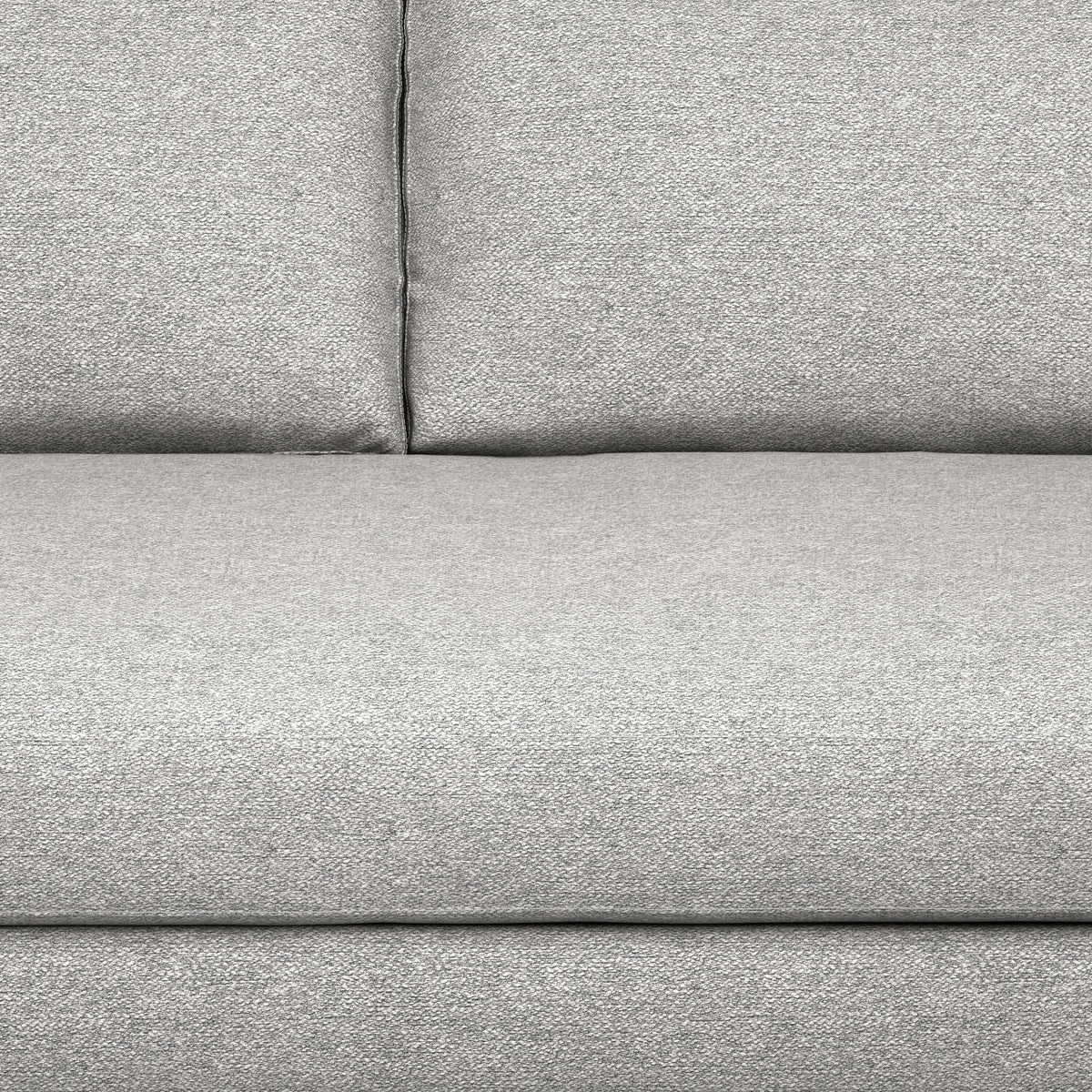 Morrison MCM Fabric Loveseat Sofa 72" – Modern Mid-Century Compact Loveseat (2 Colors) upholstery detail in gray.