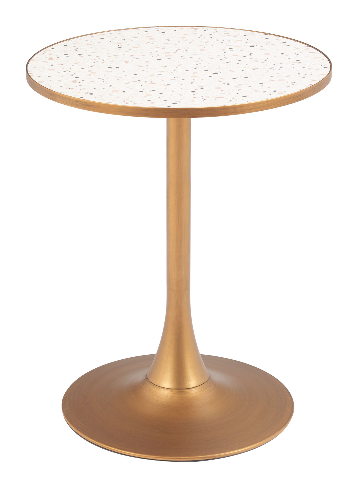 Bite Bistro Table in Beige & Gold