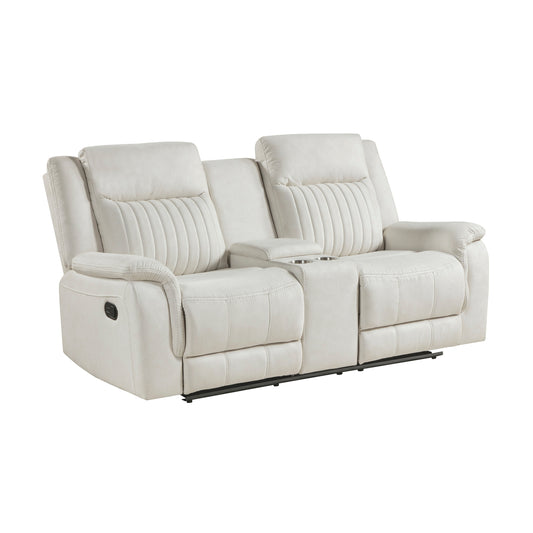 Fletcher Microfiber Reclining Loveseat