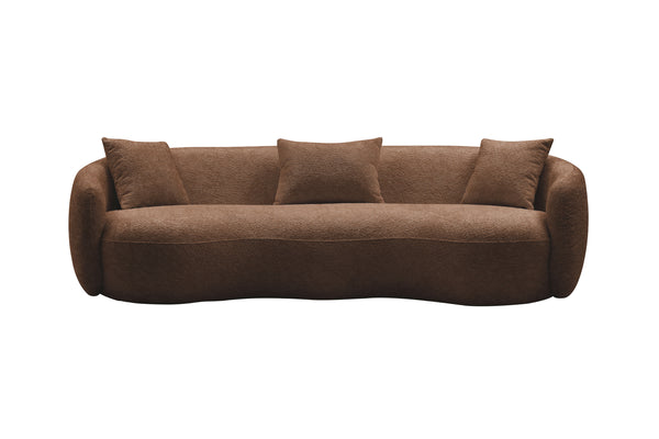 Orsolya Brown Boucle Sofa – 93.6