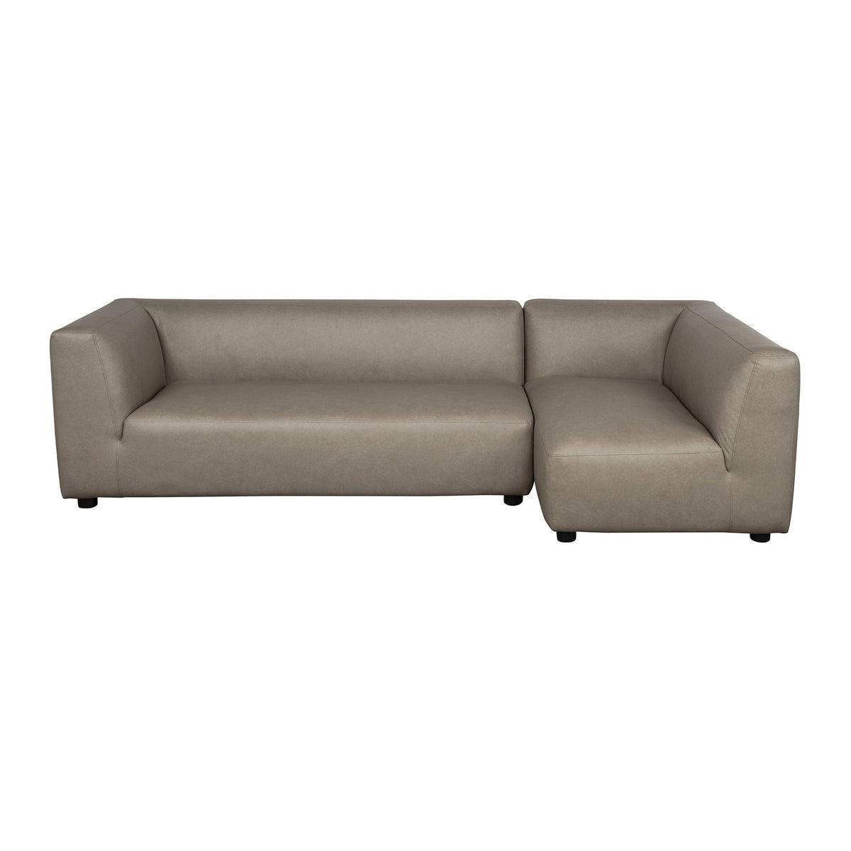 Lukas 2-piece sectional with right-facing chaise in taupe