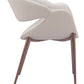 Limay Beige & Walnut Dining Chair (Set of 2)