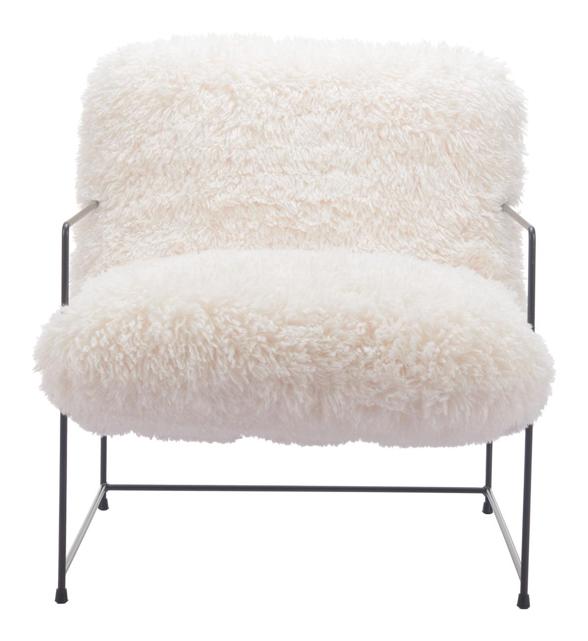 Pelut White Accent Chair