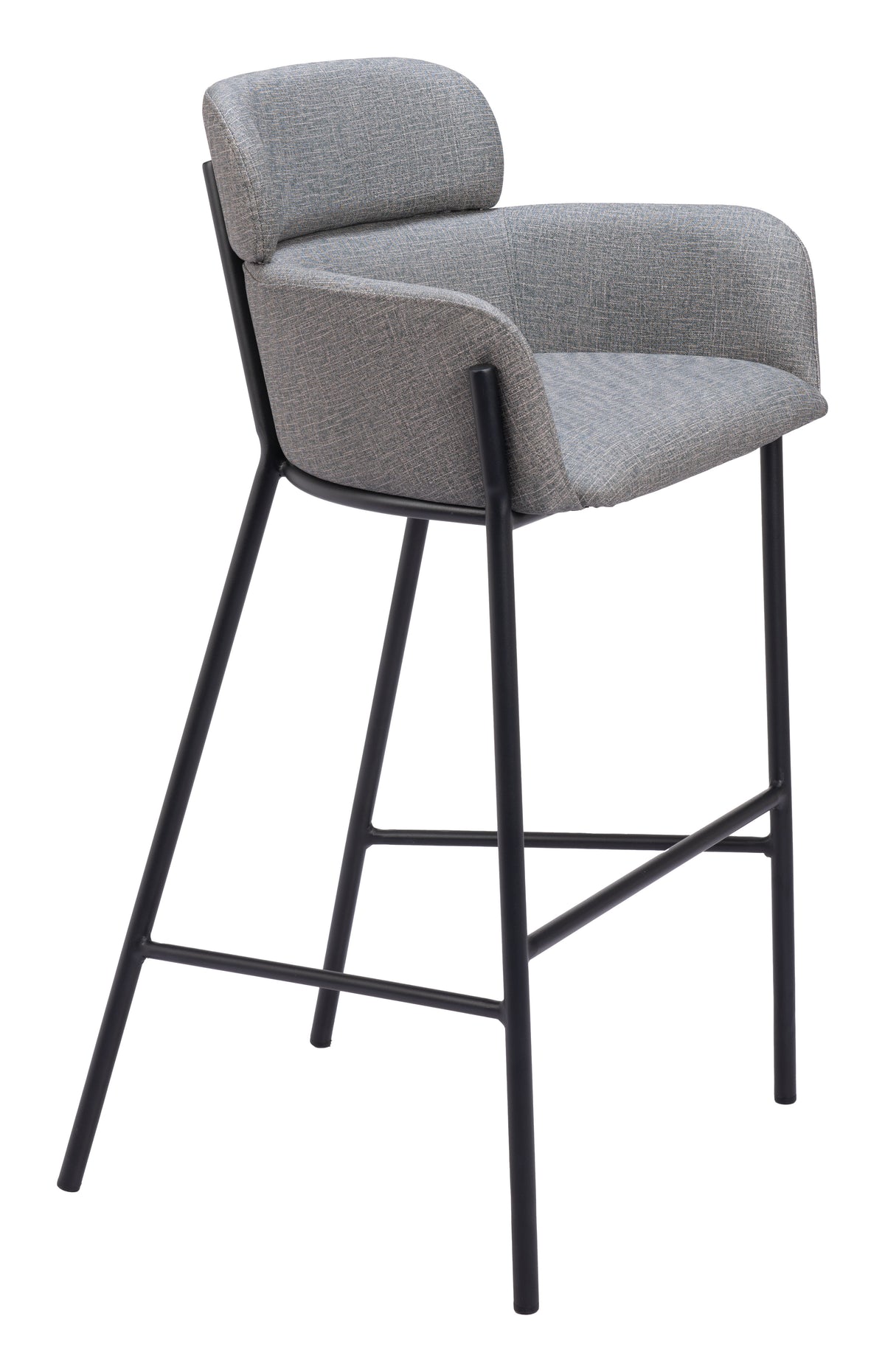 Bremor Barstool in Slate Gray