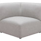 Biak Gray Corner Chair