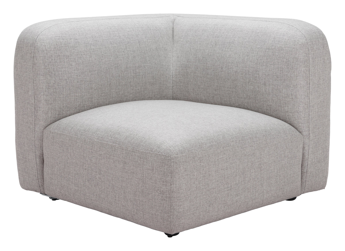 Biak Gray Corner Chair