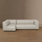Lukas 2-piece sectional with left-facing chaise in cream