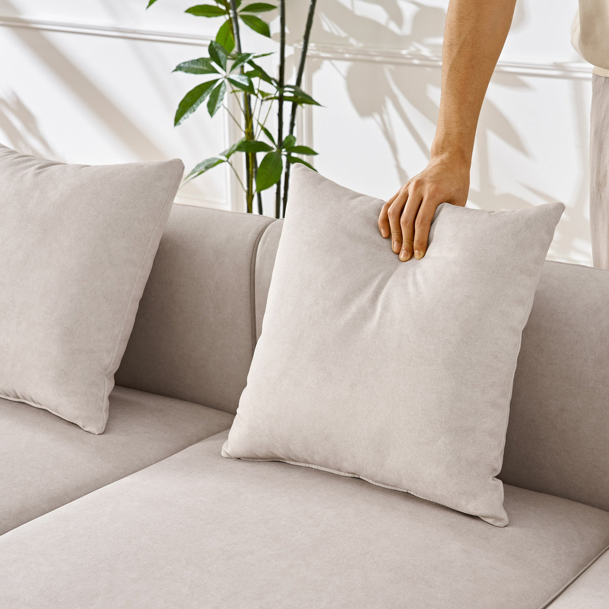Gaia Velvet Modular Sectional
