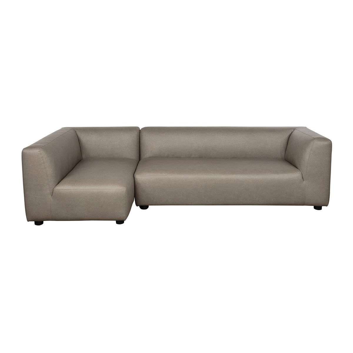 Lukas 2-piece sectional with left-facing chaise in taupe