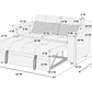 Easton Black Sherpa Sleeper Sofa