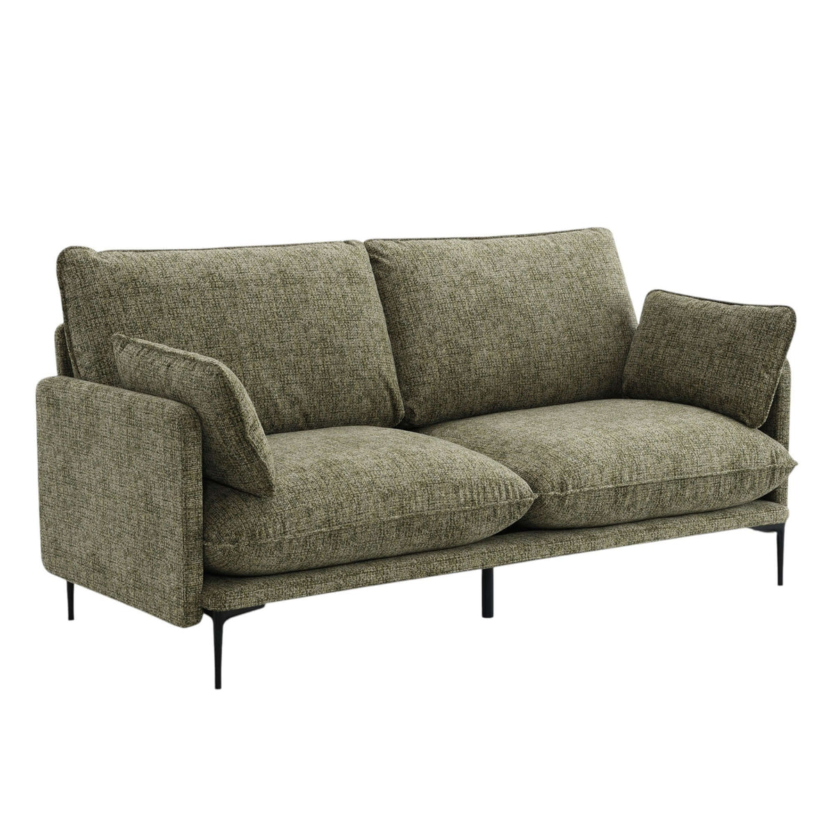 Dalton Green Fabric Loveseat