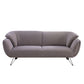 Dalya Gray Linen Loveseat – 78” Modern 2-Seat Sofa with Metal Legs, featuring sleek design and comfortable upholstery.