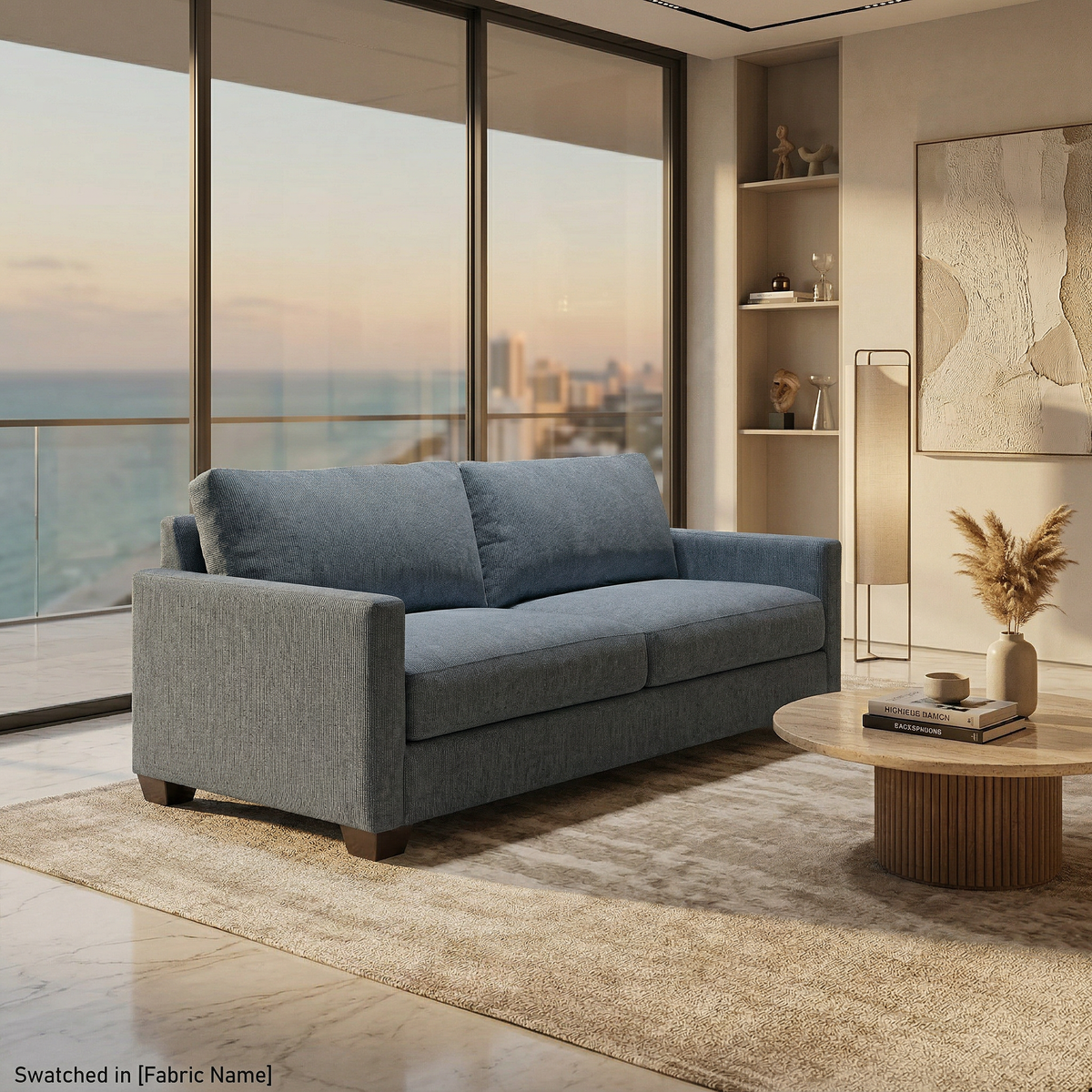 Damon American-Made Sofa – 92" Custom-Fabric Sofa – view 18