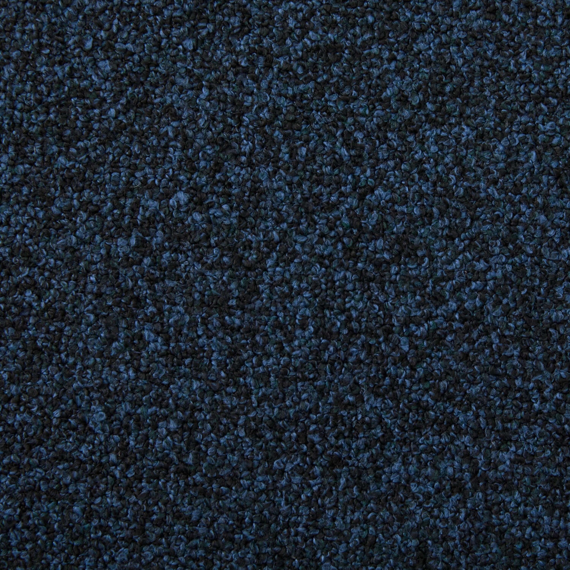Close-up of plush dark blue boucle upholstery suitable for the Boneless Boucle Modular Sectional Sofa 115”.