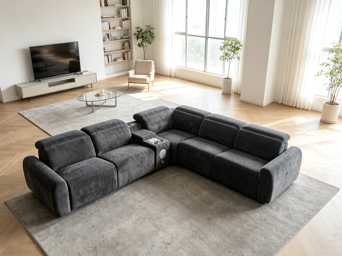 Anselm Power Reclining Sectional