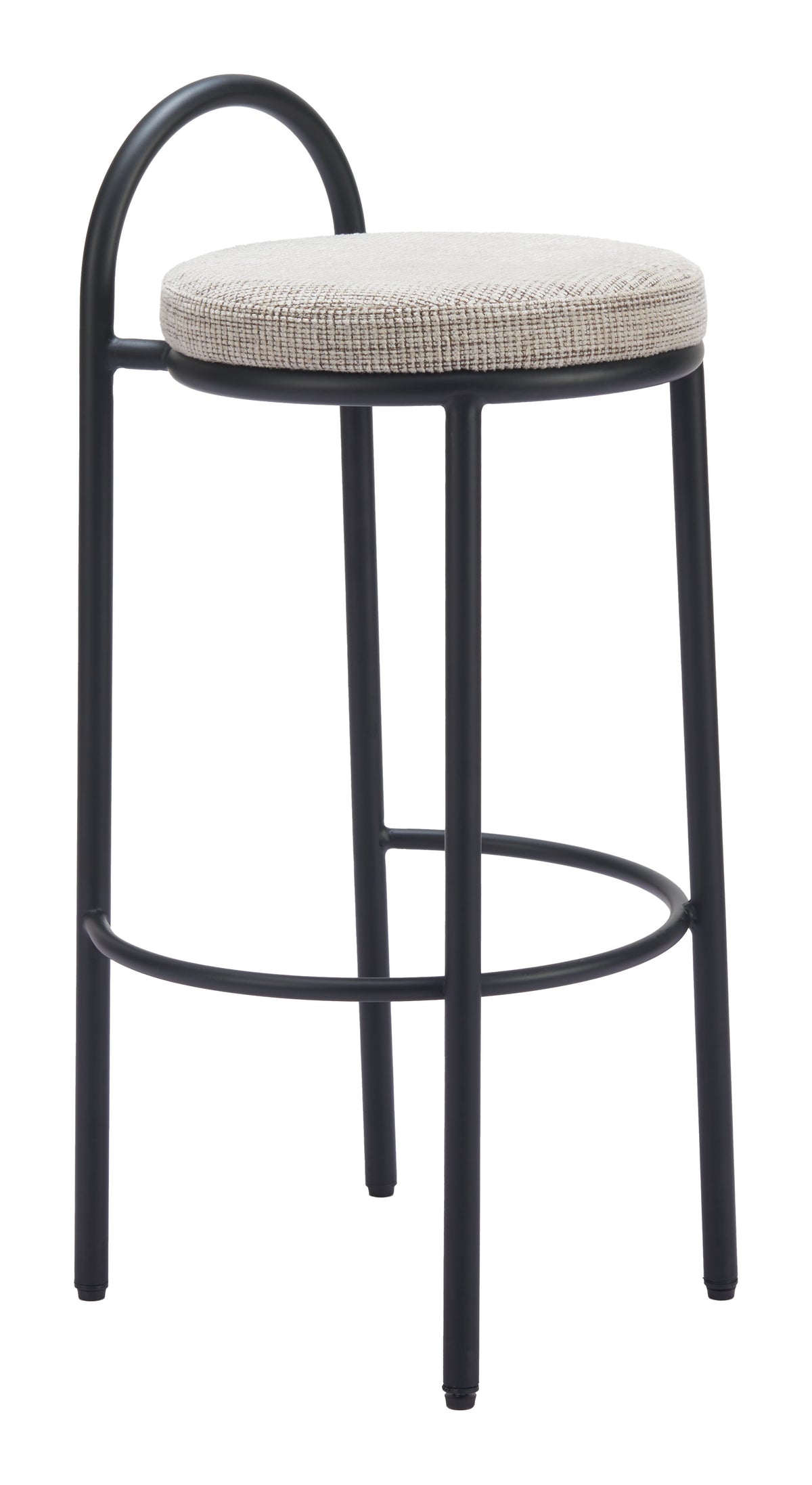 Sisal Beige Tweed Barstool (Set of 2)