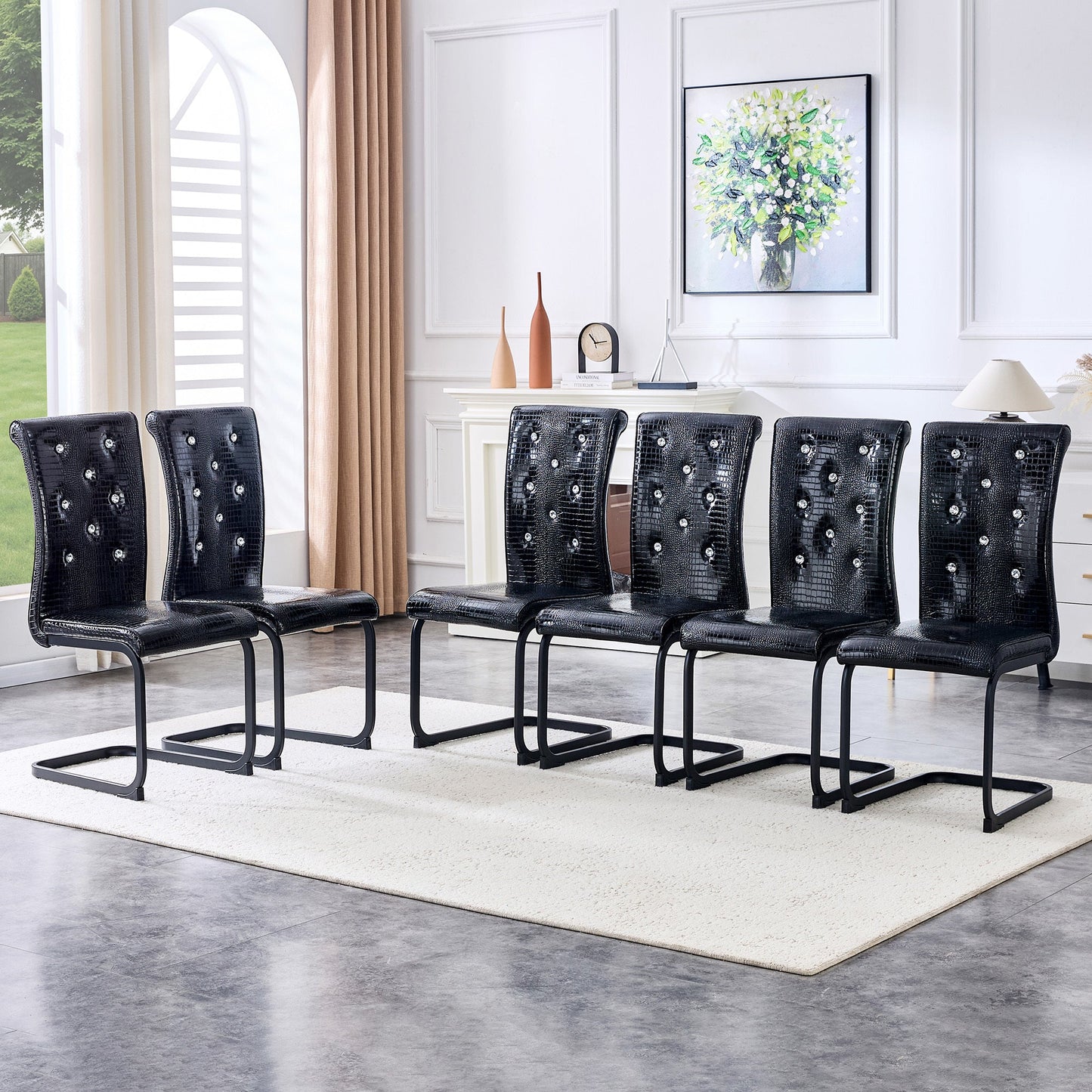 Kinsey Black, Black Legs, Set of 2
