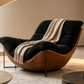 Oberon lounge chair in black