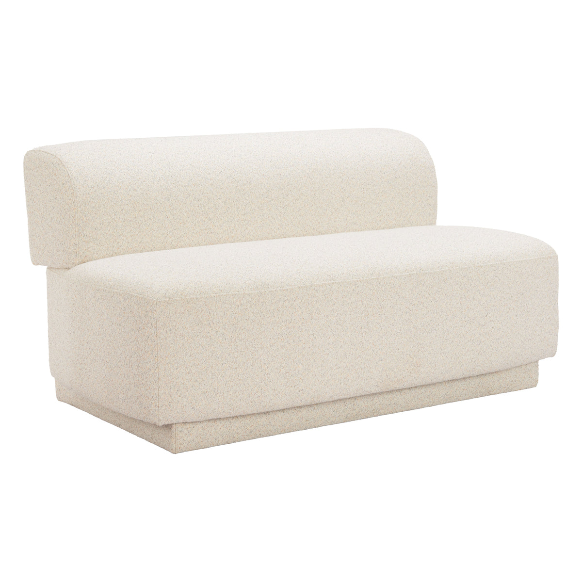 Anese Multigrain Beige Loveseat