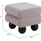 Davao Gray Ottoman