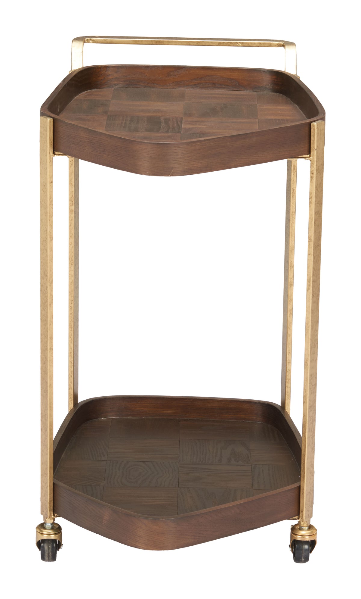 Stela Walnut Bar Cart
