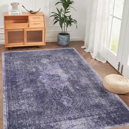 Bellamy Anthracite Polyester Area Rug