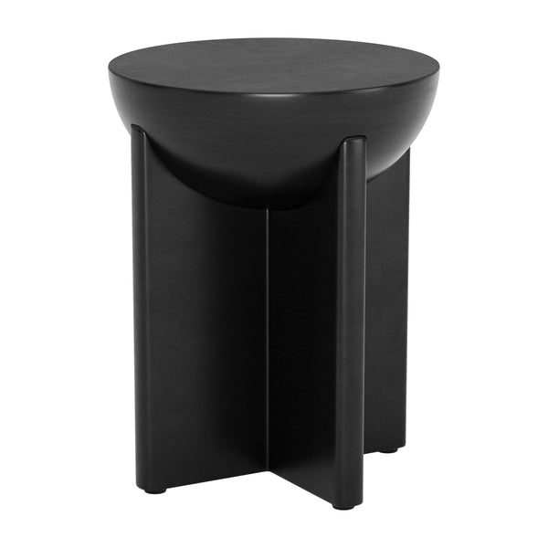 Tume Black Side Table