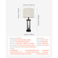 Tiago Farmhouse Table Lamp Set