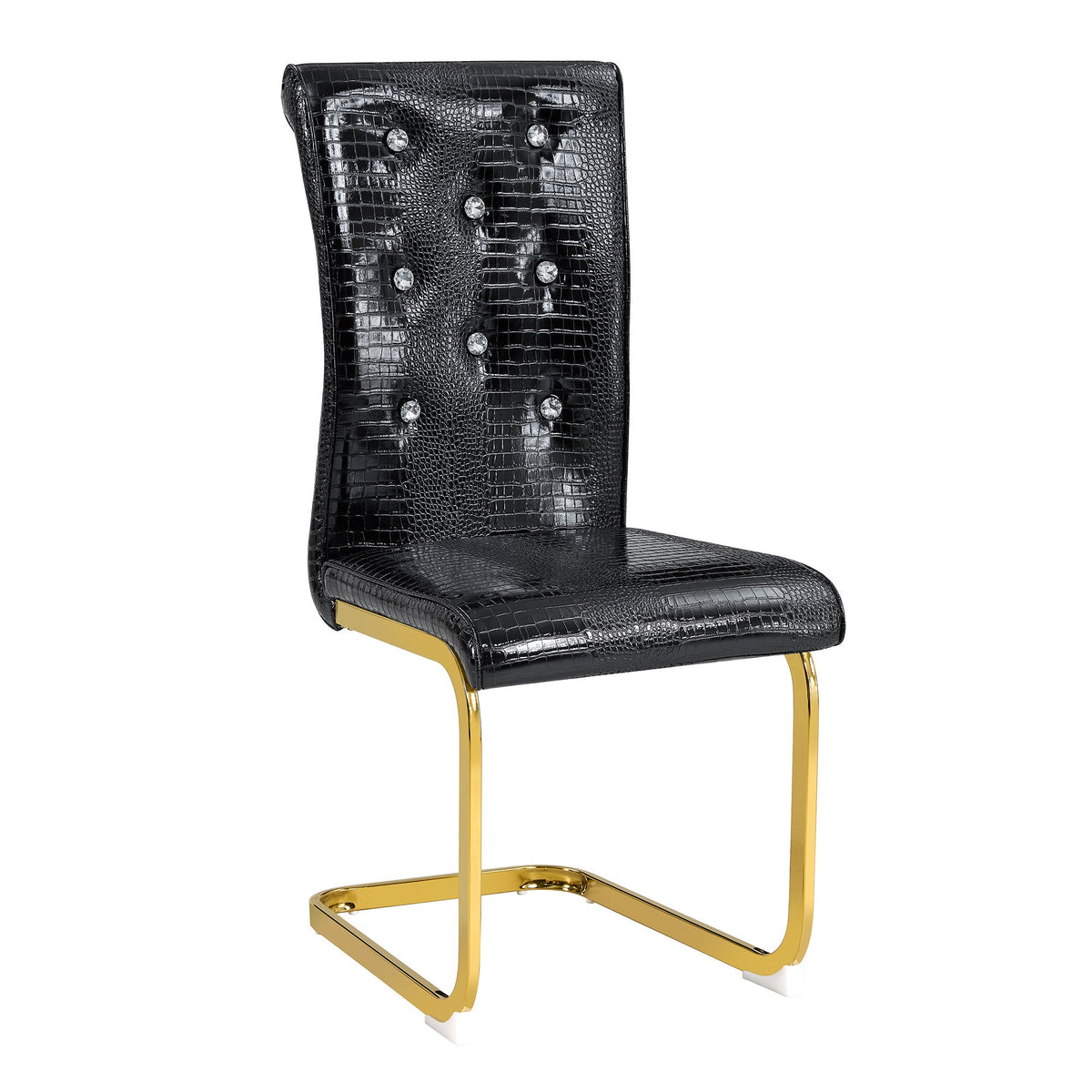 Kinsey Black, Gold Legs, Set of 2