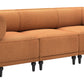 Malben Brown Corner Chair