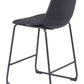 Smart Counter Stool (Set of 2) in Black