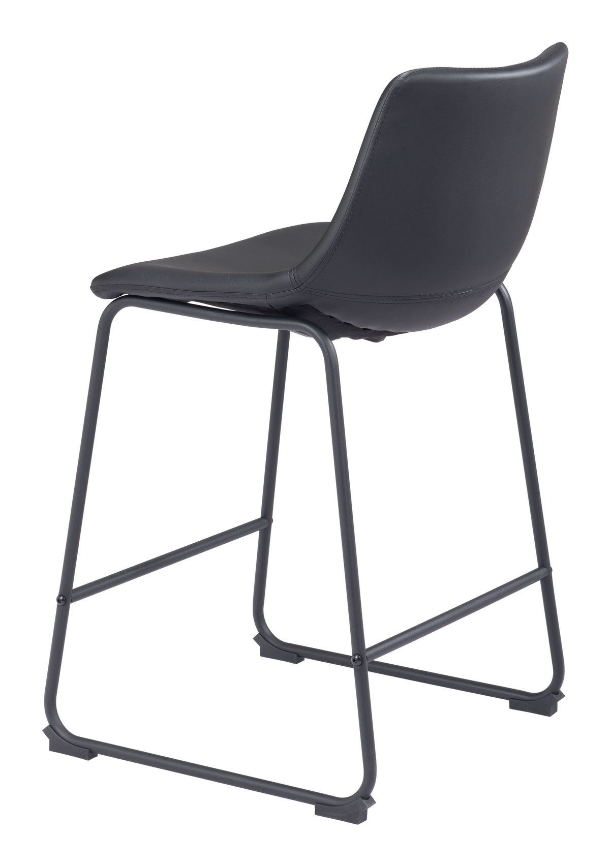 Smart Counter Stool (Set of 2) in Black