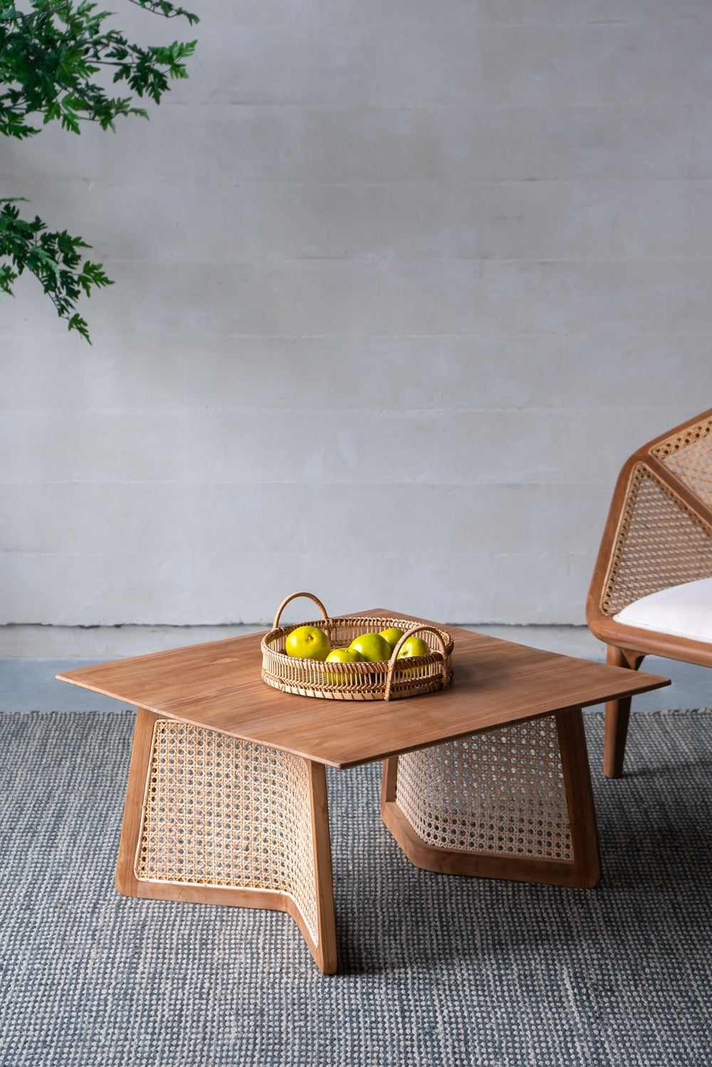 Ulyana Natural Wood & Brown Solid Wood Coffee Table