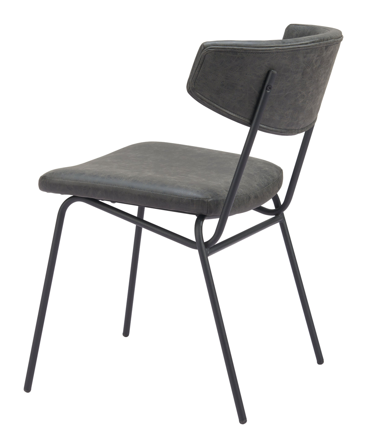 Charon Dining Chair (Set of 2) in Vintage Black