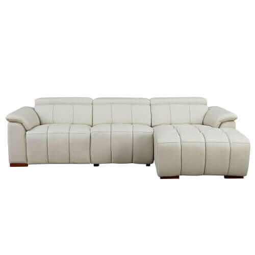 Modern Leather Chaise Sofa Sectional 113 (2 Colors)
