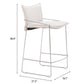 Pola Counter Stool in White