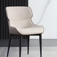 Marlowe Faux Leather Dining Chairs – 31.9" Metal-Leg Set of 2 (2 Colors)
