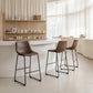 Smart Barstool (Set of 2) in Vintage Espresso