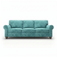 Augusta Sofa – Made in USA, Custom Fabric Options, 83" Classic Design - Hepburn HRP Emerald - Fabric (7)