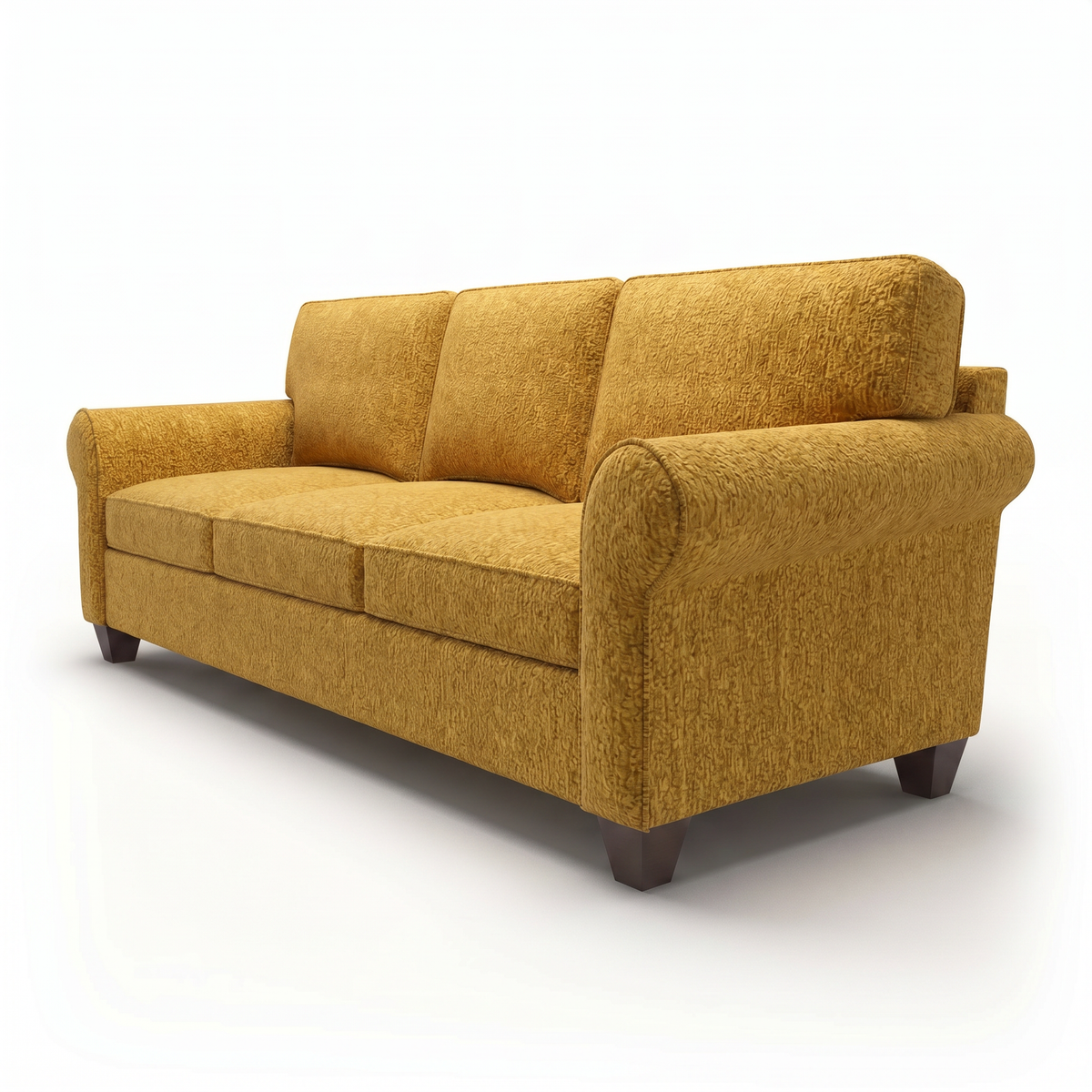 Augusta Sofa – Made in USA, Custom Fabric Options, 83" Classic Design - Hepburn Chai Tea - Fabric (7)