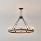 Vero Wagon Wheel Chandelier