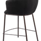 Essen Counter Stool in Black & Bronze
