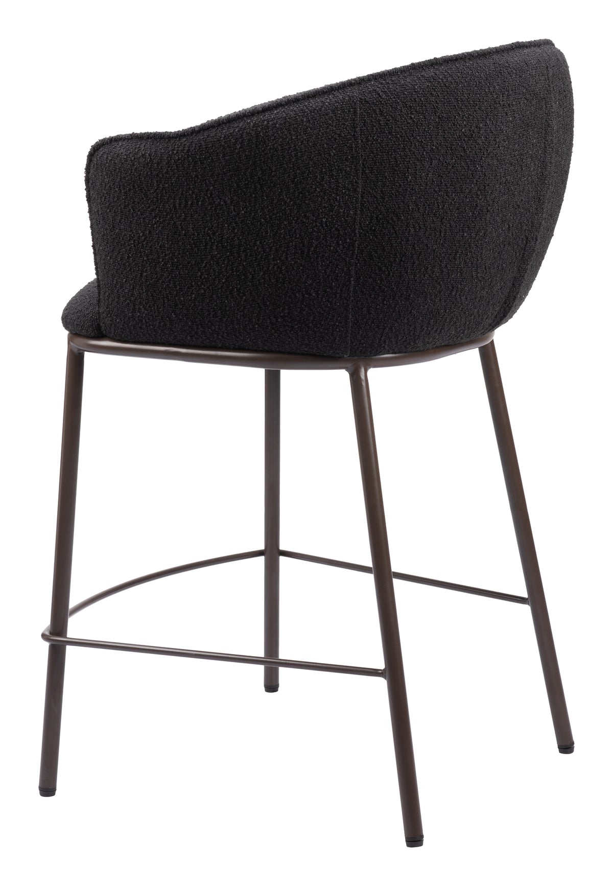 Essen Counter Stool in Black & Bronze