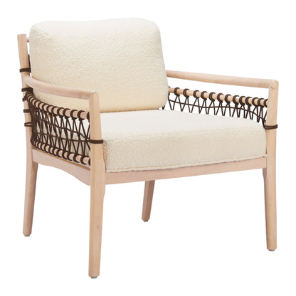 Wezly Ivory Accent Chair