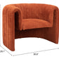Viana Accent Chair in Burnt Orange