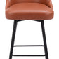 Keppel Swivel Barstool in Brown