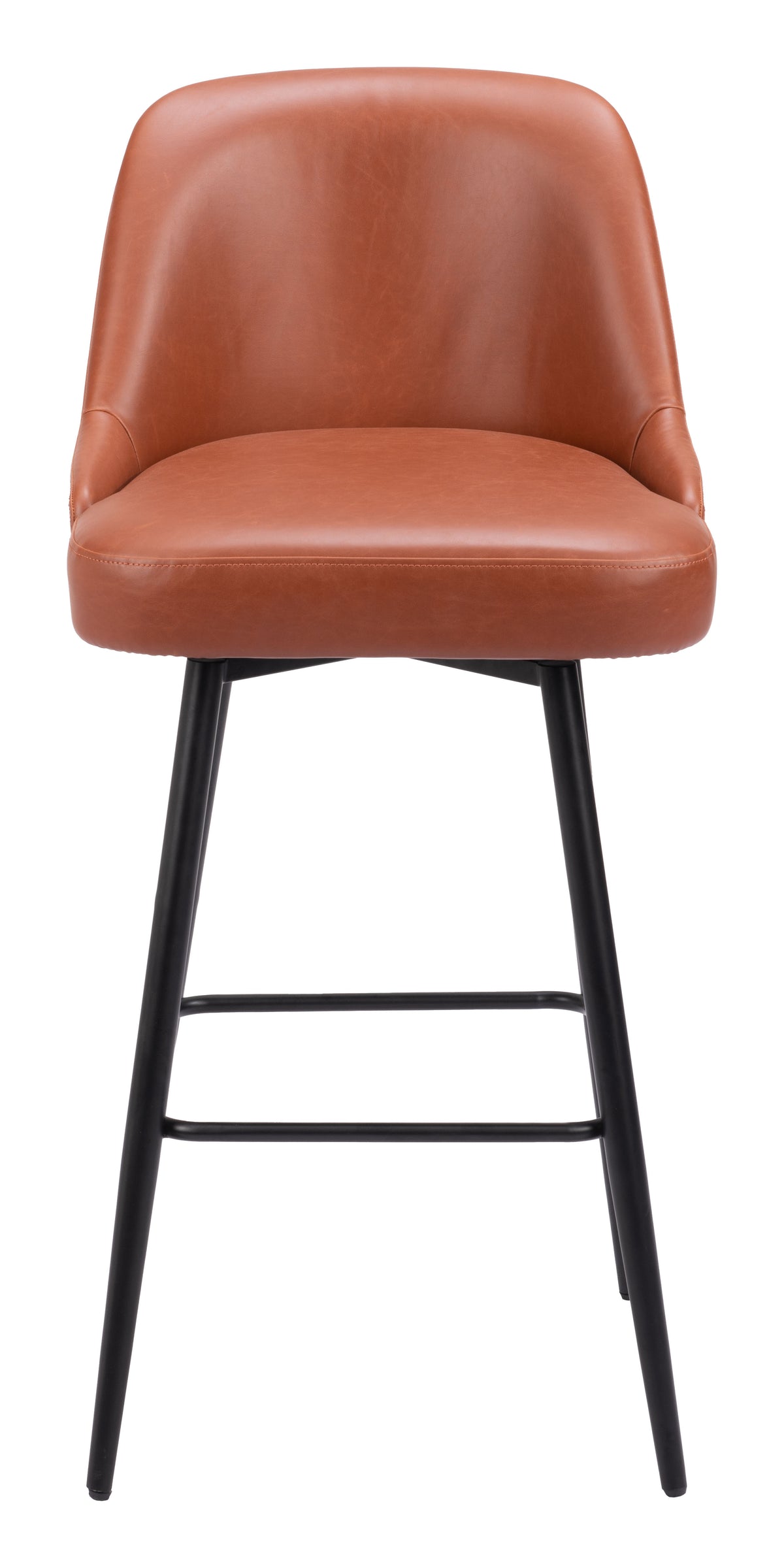 Keppel Swivel Barstool in Brown