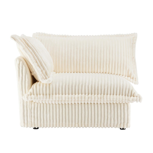 Sofa LSF W/1 Pillow -Cream