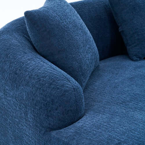 Boneless Modular Chenille Sectional Sofa – close-up detail