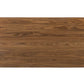 Delina Contemporary Dining Solid Rubber Wood Table 79" top view showcasing rich walnut finish and natural wood grain.